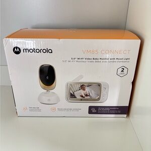 Motorola VM85 Connect 5” WiFi Video Baby Monitor w/ Mood Light & Camera